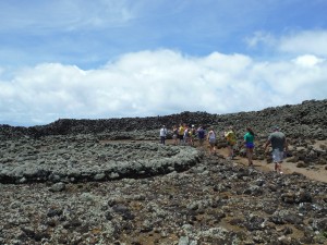 First stop was the Mo'okini Heiau (sacred temple)