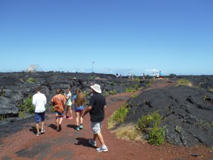 Recent lava flow fields